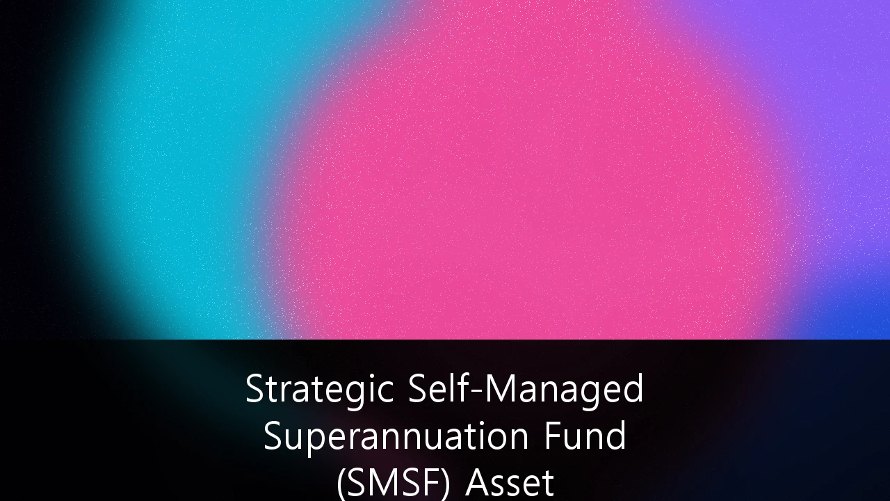 Strategic SMSF Asset Allocation for High-Net-Worth Individuals: A Framework for Institutional-Grade Portfolios