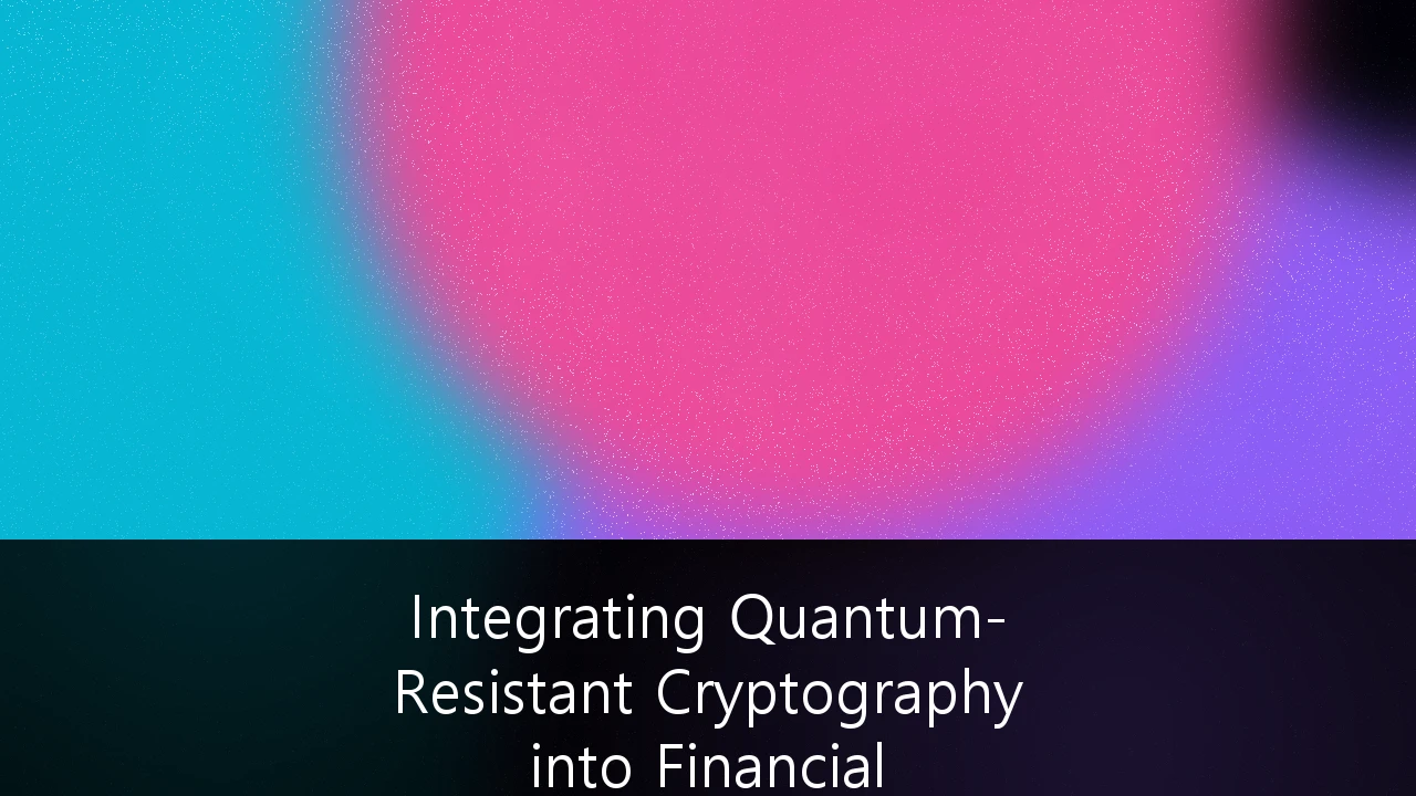 Integrating Quantum-Resistant Cryptography into Financial Services Architecture: A Strategic Roadmap for Australian Institutions