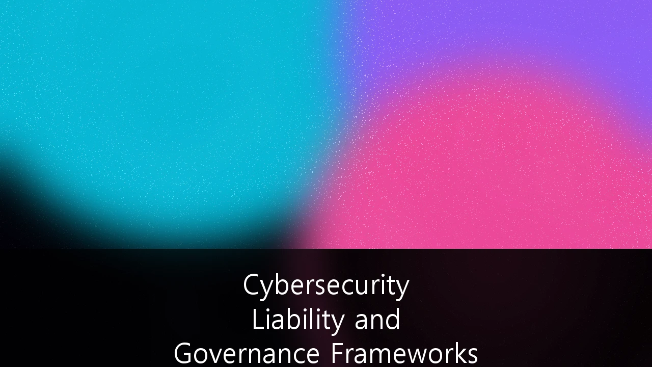 Cybersecurity Liability and Governance Frameworks for SME Directors: A Strategic Guide to Mitigating Personal Risk