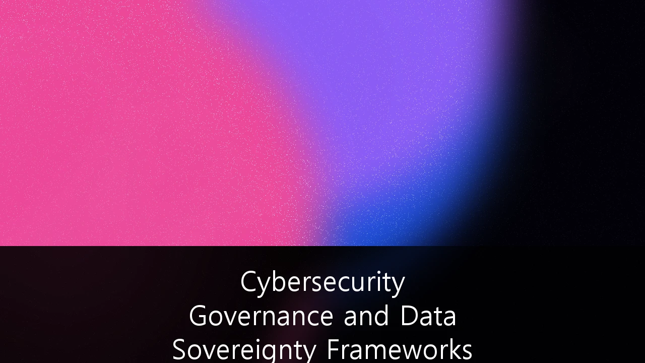 Cybersecurity Governance and Data Sovereignty Frameworks for Australian SMEs: A Strategic Guide to Resilience