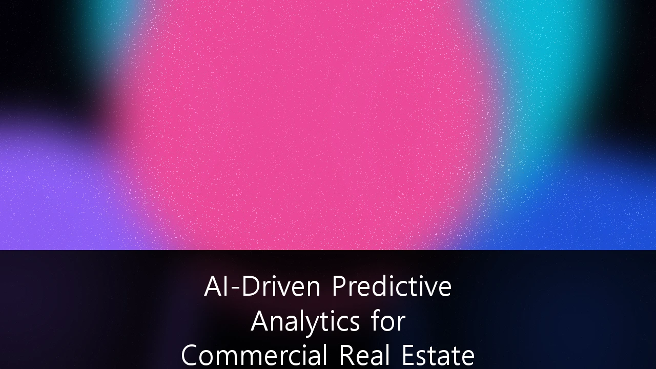 AI-Driven Predictive Analytics for Commercial Real Estate Asset Management: A Strategic Guide for the Australian Market