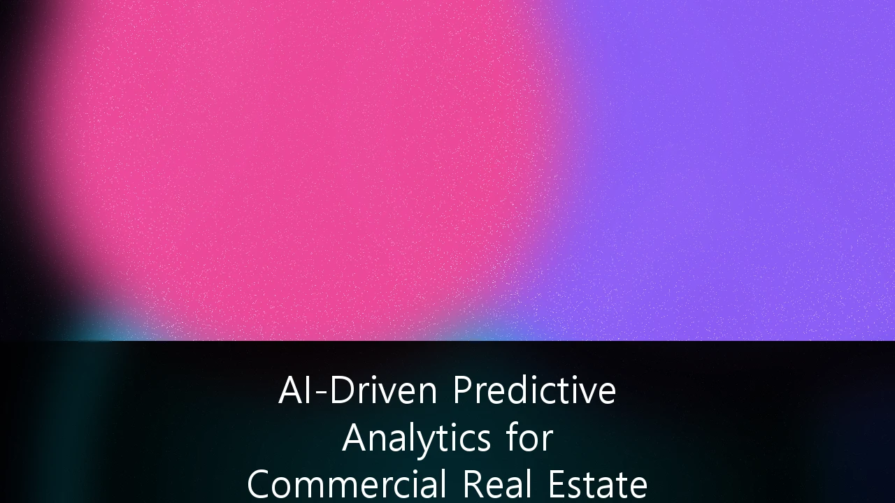 AI-Driven Predictive Analytics for Commercial Real Estate Portfolio Optimization: A Strategic Guide for Australian Investors
