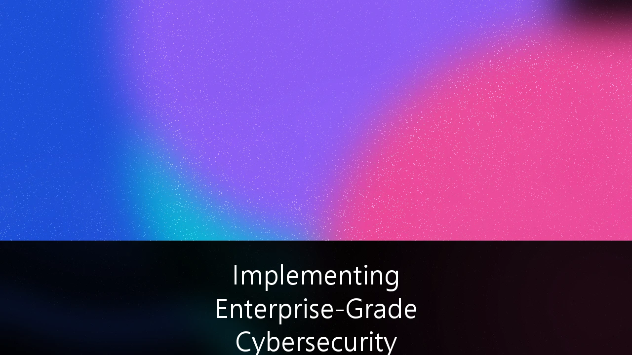 Implementing Enterprise-Grade Cybersecurity Frameworks for Critical Infrastructure: A Strategic Guide for Australian Enterprises
