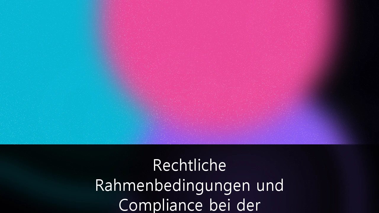Rechtliche Rahmenbedingungen und Compliance bei der Nutzung von LLMs in der Finanzberatung: Ein Strategieleitfaden für deutsche Finanzinstitute
