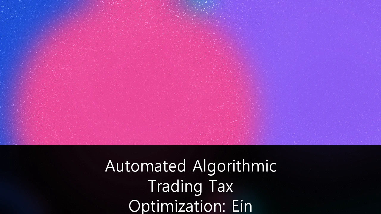 Automated Algorithmic Trading Tax Optimization: Ein Leitfaden für deutsche Privatanleger