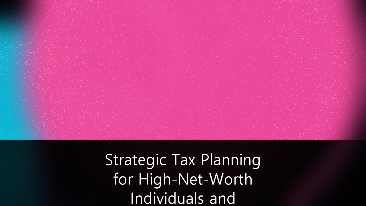Strategic Tax Planning for High-Net-Worth Individuals and Inheritance Trusts: A 2024 Guide to UK Wealth Preservation
