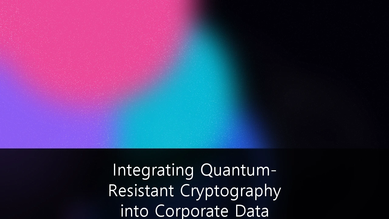 Integrating Quantum-Resistant Cryptography into Corporate Data Infrastructures: A Strategic Blueprint for UK Enterprises