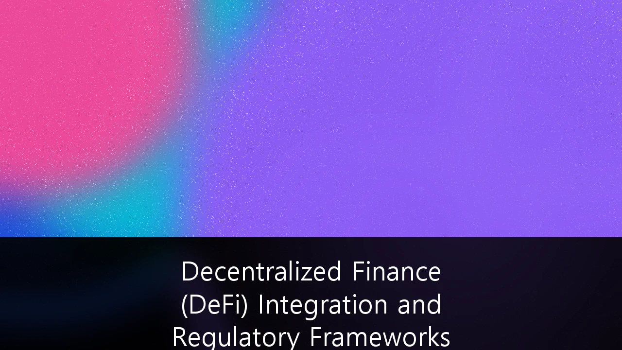 Decentralized Finance (DeFi) Integration and Regulatory Frameworks for Institutional Investors: A UK Market Perspective
