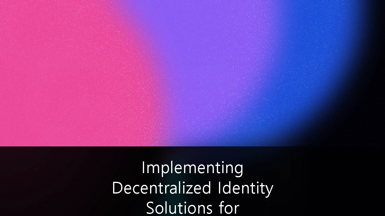 Implementing Decentralized Identity Solutions for Corporate Cybersecurity Frameworks: Panduan Strategis untuk Perusahaan Indonesia