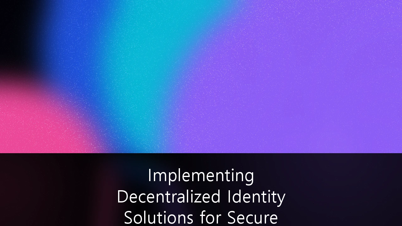 Implementing Decentralized Identity Solutions for Secure Corporate Data Management: Panduan Strategis Menuju Kedaulatan Data di Era Digital Indonesia