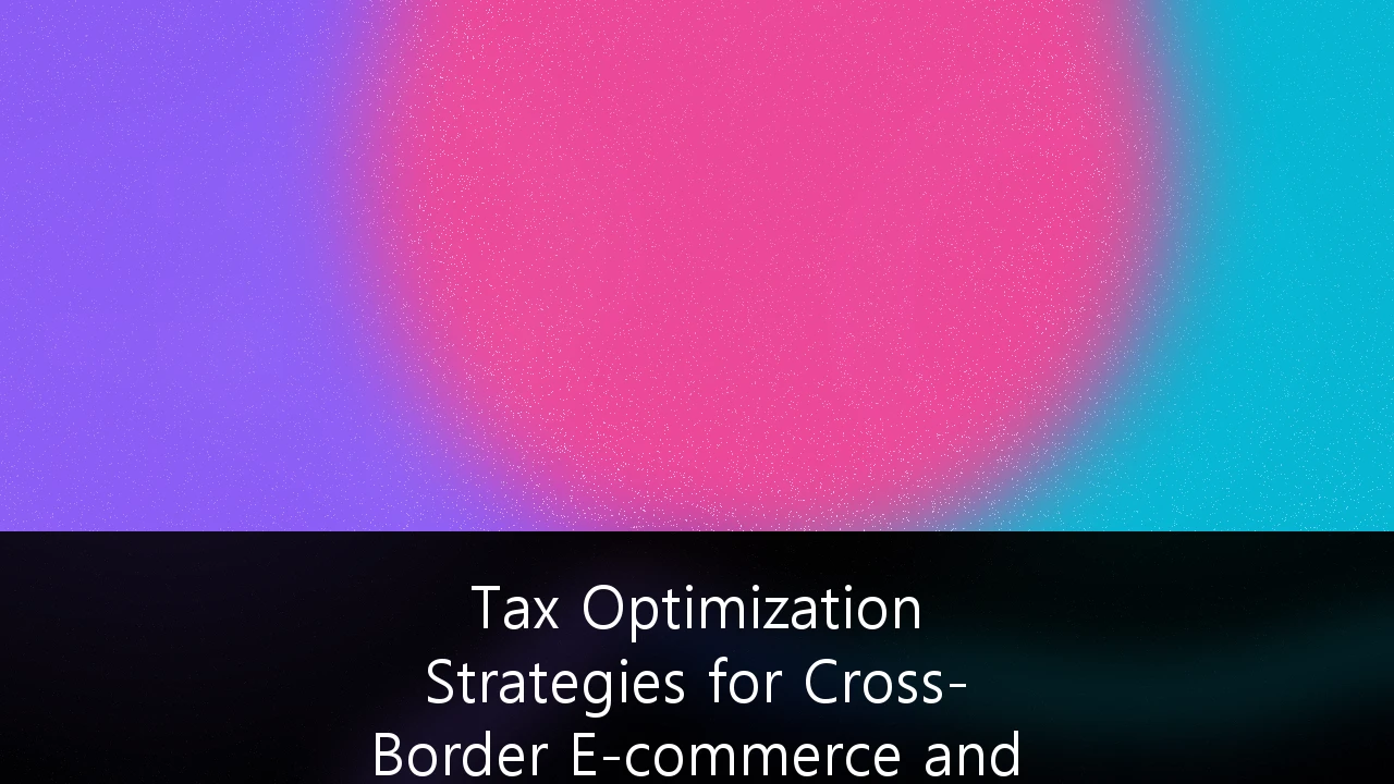 Tax Optimization Strategies for Cross-Border E-commerce and SaaS Operations in Indonesia: A Strategic Guide for Digital Growth