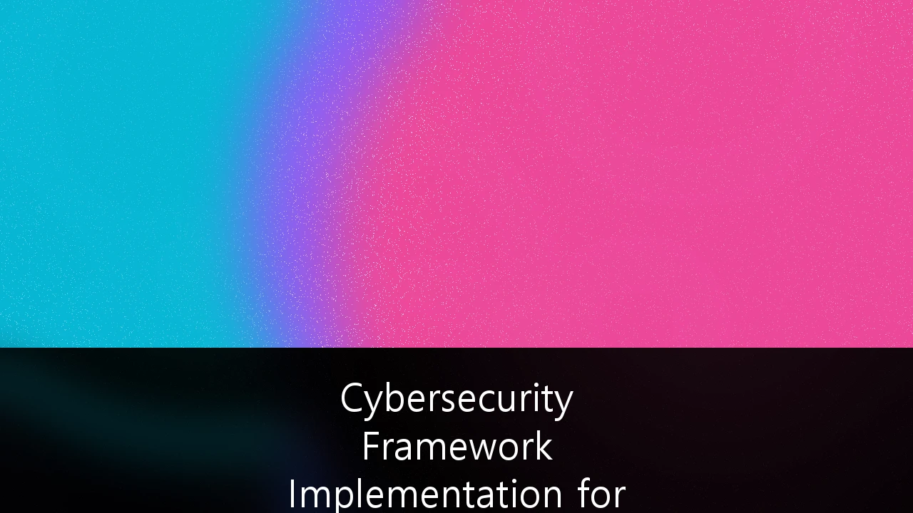 Cybersecurity Framework Implementation for FinTech and Banking Infrastructure: En guide for norske finansinstitusjoner