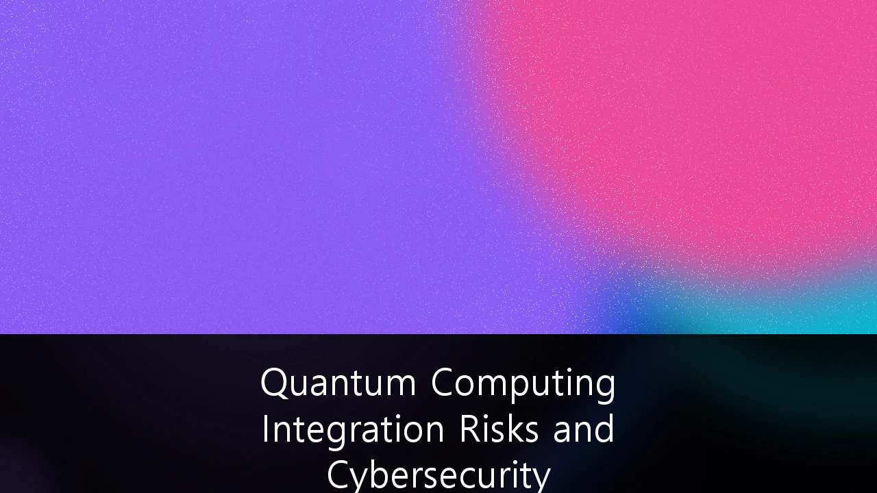 Quantum Computing Integration Risks and Cybersecurity Mitigation for Financial Institutions: A Comprehensive Survival Guide