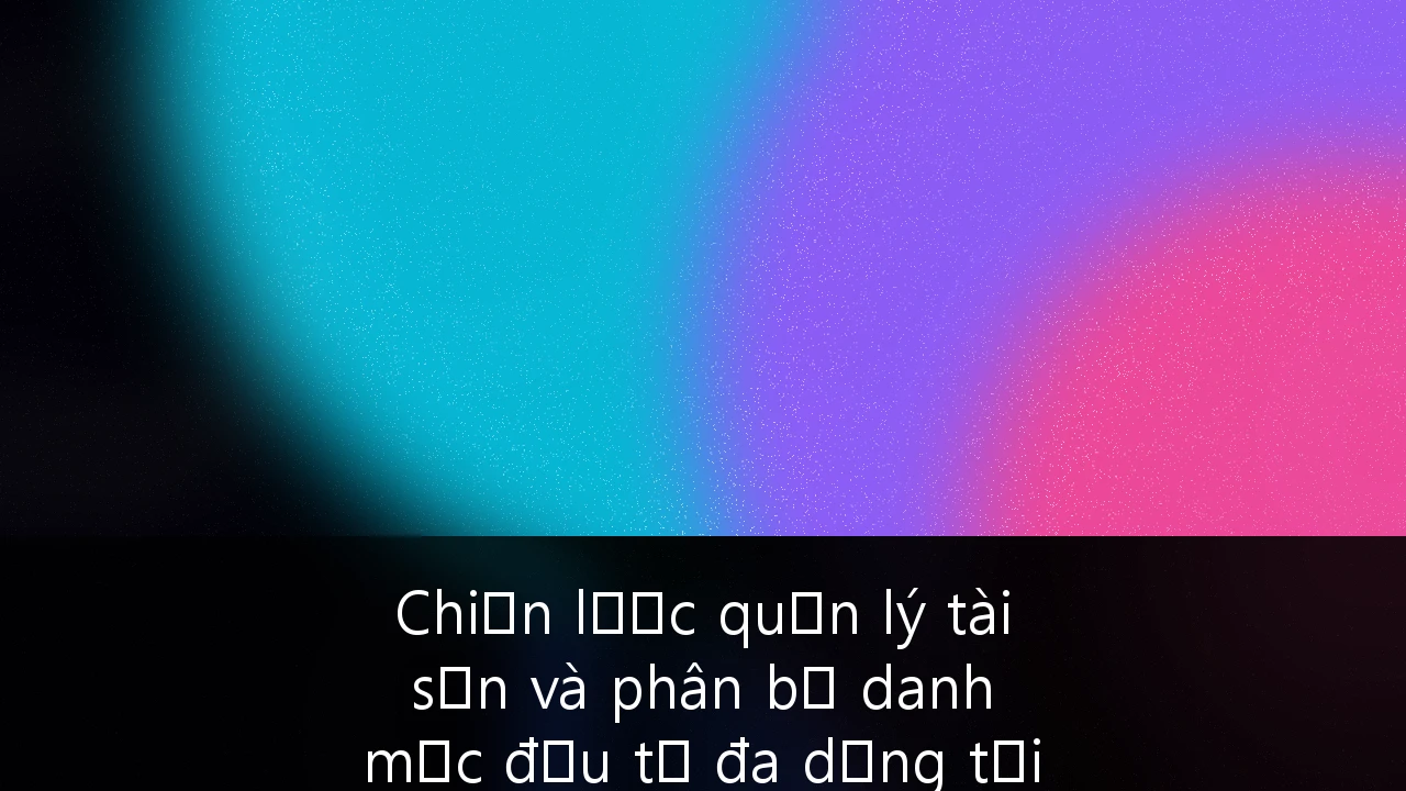 Chiến lược quản lý tài sản và phân bổ danh mục đầu tư đa dạng tại thị trường mới nổi Việt Nam
